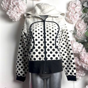 Lululemon athletic scubba jacket size 10 poco dot